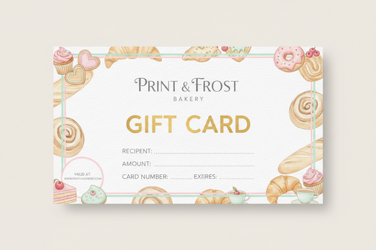 Print and Frost Gift Card